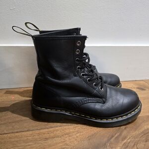 Dr. Martens Black Leather Lace-Up Boots Aka Doc Martens Or Doc's